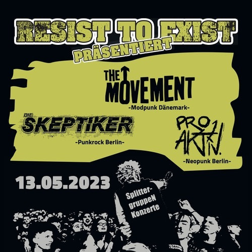 Tickets kaufen für Die Skeptiker, The Movement, ProAktiv am 13.05.2023
