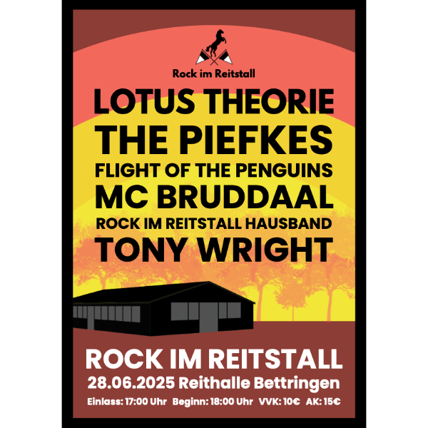 Tickets kaufen für ROCK IM REITSTALL BETTRINGEN XI am 28.06.2025